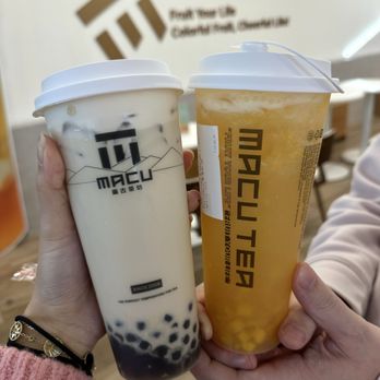 Macu Tea - Tiequanyin oolong milk tea - Bubble Tea Near Me - Houston, Texas