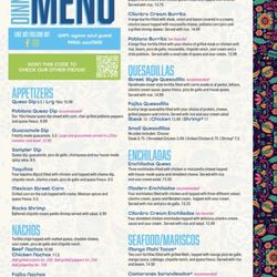 Agave Azul Modern Mex & Cantina - Page 1 of the menu