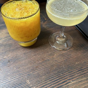 The Alembic - Golden Child and Black Tea Sour - New American Near Me - San Francisco, California