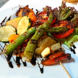 El Portillon - Parrillada de verduras, rica rica!