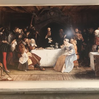 John Knox House - painting of the first protestant communion held in Scotland - Local Flavor Near Me - Edinburgh, EDH
