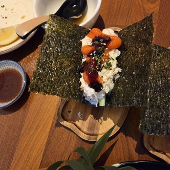 Mori Izakaya - Mentaiko Hand Roll - Izakaya Near Me - Anaheim, California Mori Izakaya - Mentaiko Hand Roll - Izakaya Near Me - Anaheim, California