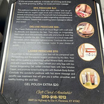 LaMer Nail & Spa - Menu of services - Nail Salons Near Me - Florence, Kentucky LaMer Nail & Spa - Menu of services - Nail Salons Near Me - Florence, Kentucky