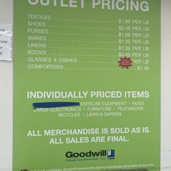 Goodwill Industries-Suncoast - Pricing