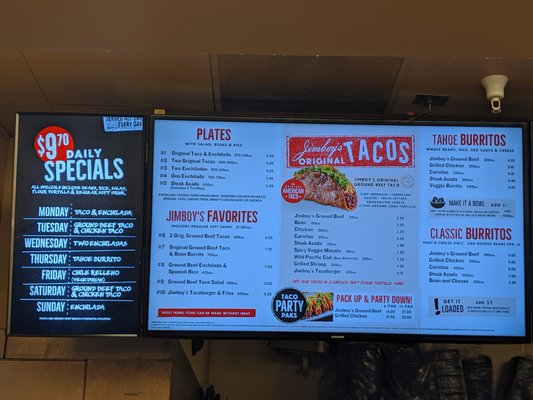 Menu photo 3 Jimboy's Tacos Sacramento, CA Menu photo 3 Jimboy's Tacos Sacramento, CA