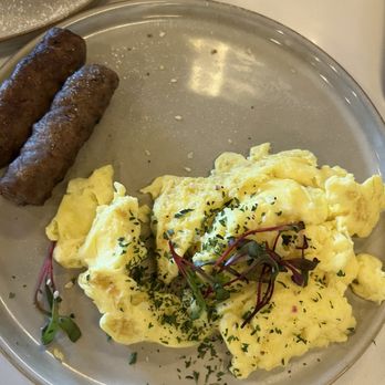 Talia's cafe - Kids eggs and sausage links - Breakfast & Brunch Near Me - Allen, Texas