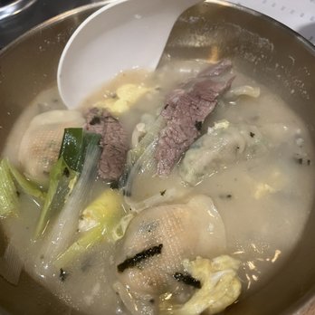 LEE GA - Sagol mandu gguk, ox bone dumpling soup - Korean Near Me - Los Angeles, California LEE GA - Sagol mandu gguk, ox bone dumpling soup - Korean Near Me - Los Angeles, California