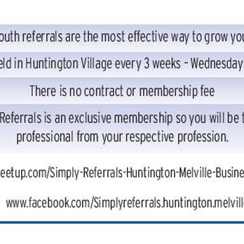 Simply Referrals - Social Clubs Near Me - Melville, New York Simply Referrals - Social Clubs Near Me - Melville, New York