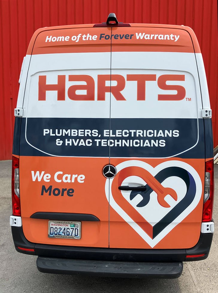 Slide of Harts Plumbers, Electricians, & HVAC Technicians