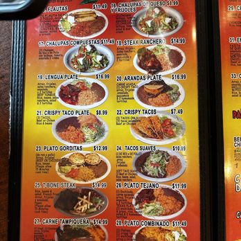 Taqueria Arandas - Menu - Mexican Near Me - San Antonio, Texas