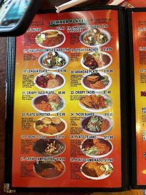 Menu photo 4 Taqueria Arandas San Antonio, TX