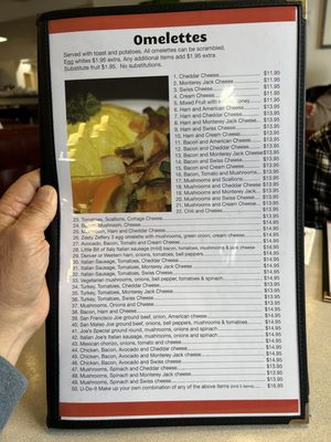 Menu photo 4 The Omelette House San Carlos, CA Menu photo 4 The Omelette House San Carlos, CA