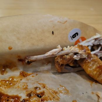 Buffalo Wild Wings - Half eaten chicken wings combo complete with flies. - Sports Bars Near Me - Georgetown, Kentucky