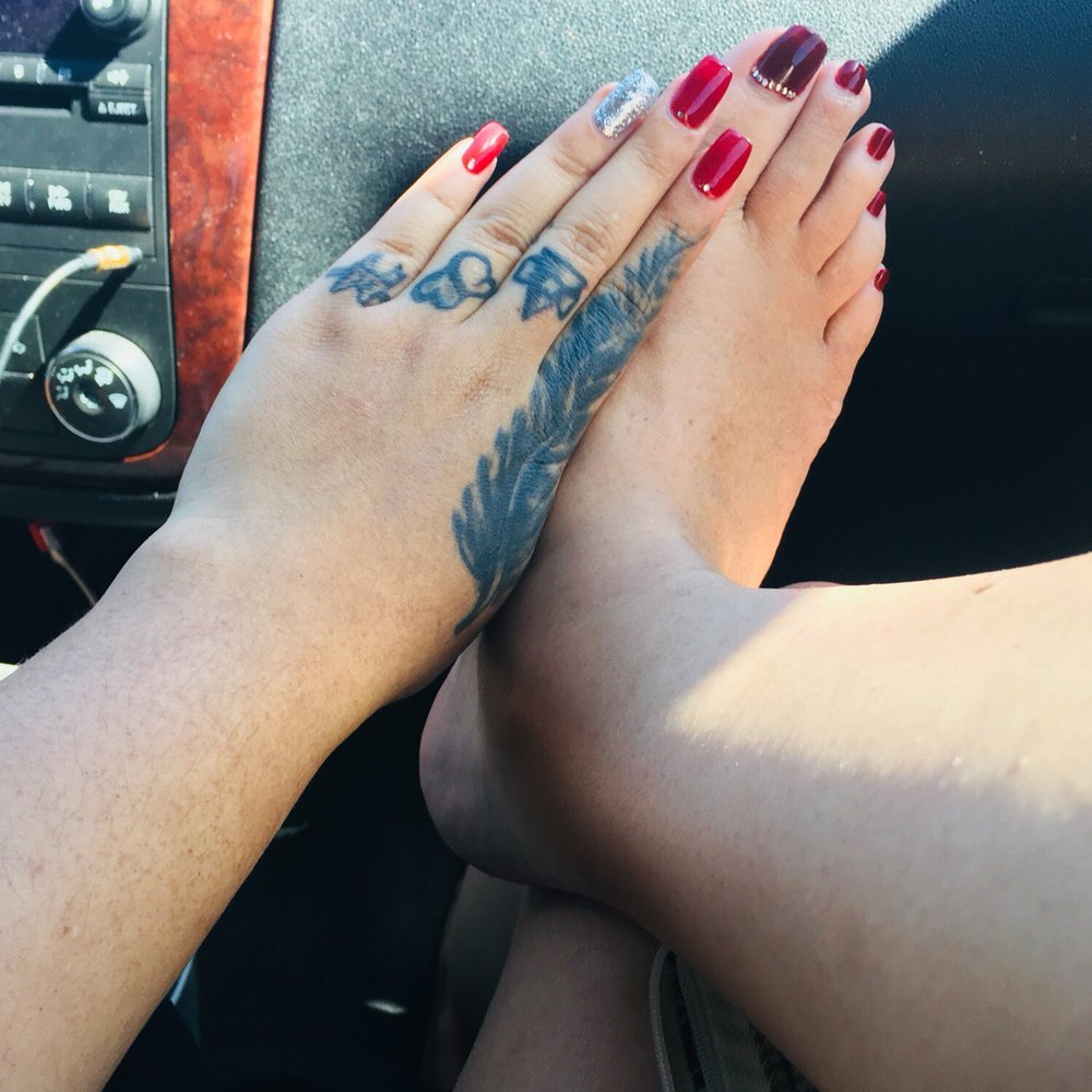 Sachi Nails & Lash - Two different reds ... ughhhhh - Nail Salons Near Me - Scottsdale, Arizona Sachi Nails & Lash - Two different reds ... ughhhhh - Nail Salons Near Me - Scottsdale, Arizona