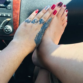 Sachi Nails & Lash - Two different reds ... ughhhhh - Nail Salons Near Me - Scottsdale, Arizona Sachi Nails & Lash - Two different reds ... ughhhhh - Nail Salons Near Me - Scottsdale, Arizona