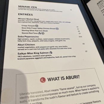 Minami - Japanese Near Me - Vancouver, British Columbia