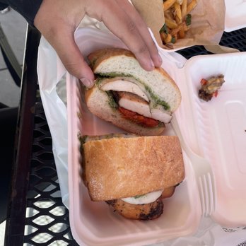Surf City Sandwich - Chicken pesto sandwich - Sandwiches Near Me - Soquel, California Surf City Sandwich - Chicken pesto sandwich - Sandwiches Near Me - Soquel, California