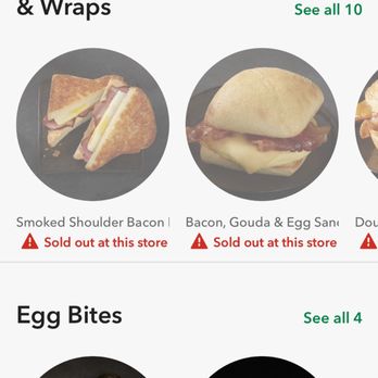 Starbucks - They are completely out of ALL breakfast sandwiches for the SECOND day in a row! Wow! This location never fails to disappoint me!!! - Coffee & Tea Near Me - Chicago, Illinois Starbucks - They are completely out of ALL breakfast sandwiches for the SECOND day in a row! Wow! This location never fails to disappoint me!!! - Coffee & Tea Near Me - Chicago, Illinois