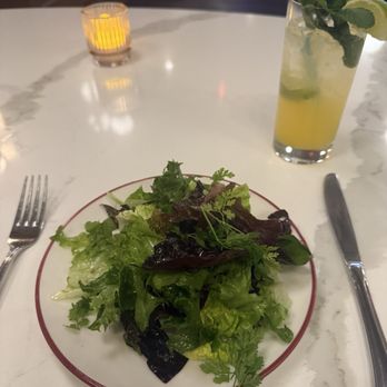 Chez Frites - Salad was nice - French Near Me - Atlantic City, New Jersey