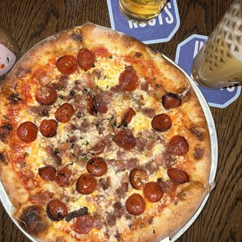 Blind Lady Ale House - 3 Meat Pizza - Pizza Near Me - San Diego, California