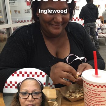 Five Guys - I got the grilled cheese sandwich it was almost 5 dollars that sandwich was so small but it was OK - Burgers Near Me - Inglewood, California Five Guys - I got the grilled cheese sandwich it was almost 5 dollars that sandwich was so small but it was OK - Burgers Near Me - Inglewood, California