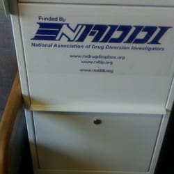 Ocoee Police Department - Drug drop off box.  Drop it in, no questions asked.