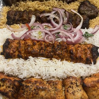 Courthouse Kabob - Combo Platter for 3 (lamb, beef, chicken) - Afghan Near Me - Arlington, Virginia Courthouse Kabob - Combo Platter for 3 (lamb, beef, chicken) - Afghan Near Me - Arlington, Virginia