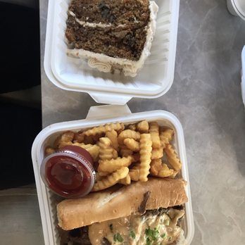 Loving Cafe - Carrot cake and Philly cheesesteak with fries - Vegan Near Me - Fort Wayne, Indiana Loving Cafe - Carrot cake and Philly cheesesteak with fries - Vegan Near Me - Fort Wayne, Indiana