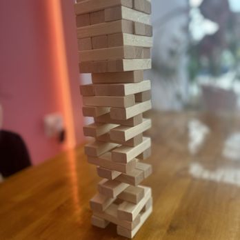 Mochinut Murphy - We played several rounds of jenga. Love that they encourage you to stay and hang out! - Donuts Near Me - Murphy, Texas