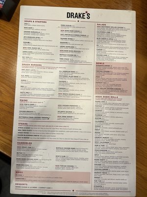 Menu photo 1 Drake's Murfreesboro Murfreesboro, TN Menu photo 1 Drake's Murfreesboro Murfreesboro, TN