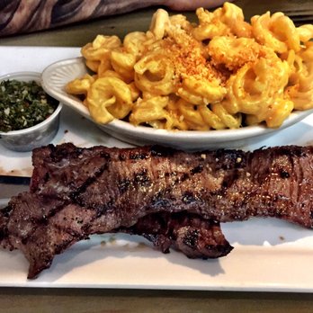 Sal's Ballyhoo's - Skirt steak and 5 mac n cheese - Seafood Near Me - Key Largo, Florida Sal's Ballyhoo's - Skirt steak and 5 mac n cheese - Seafood Near Me - Key Largo, Florida
