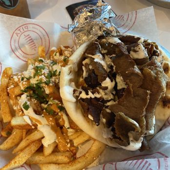 PITA Mediterranean Street Food - Ocoee - Signature gyro with Greek fries - Middle Eastern Near Me - Ocoee, Florida PITA Mediterranean Street Food - Ocoee - Signature gyro with Greek fries - Middle Eastern Near Me - Ocoee, Florida