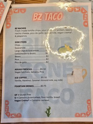 Menu photo 6 BZ Taco Redlands, CA Menu photo 6 BZ Taco Redlands, CA