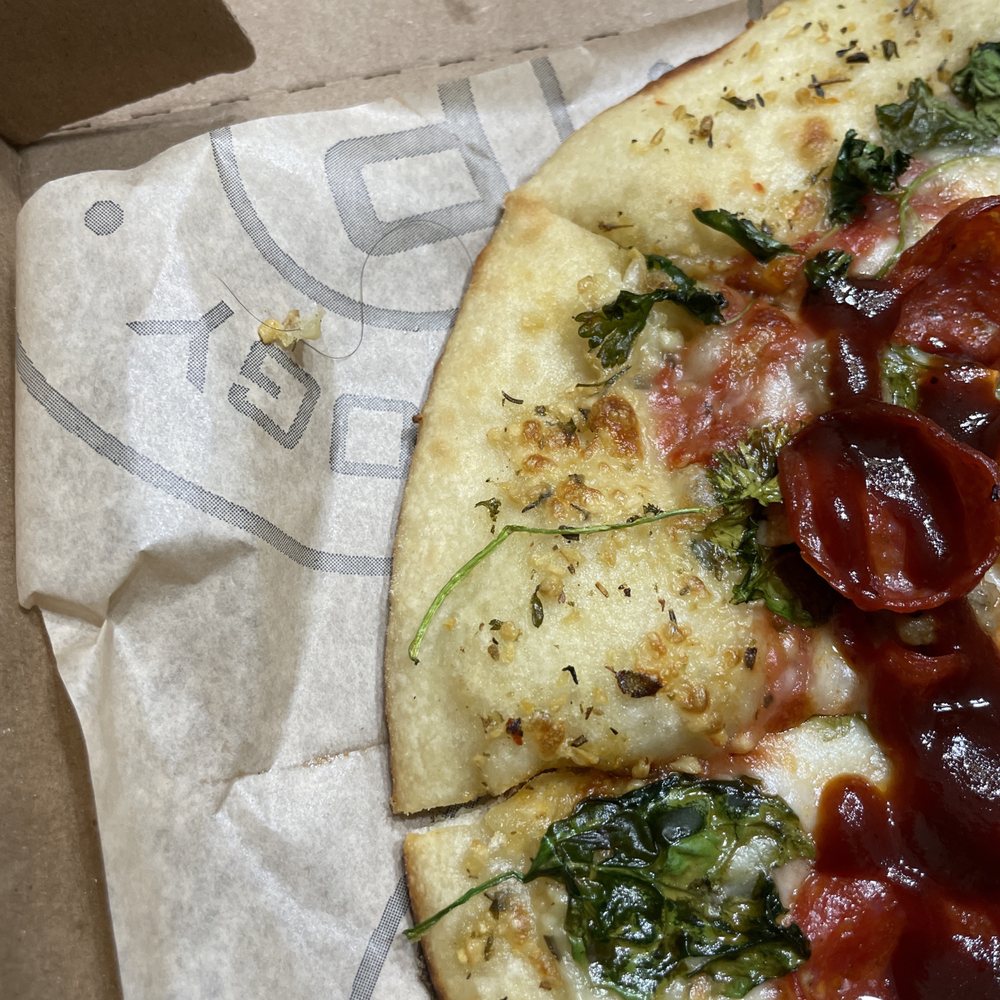 Pieology Pizzeria Perris - Hair in the cheese - Pizza Near Me - Perris, California