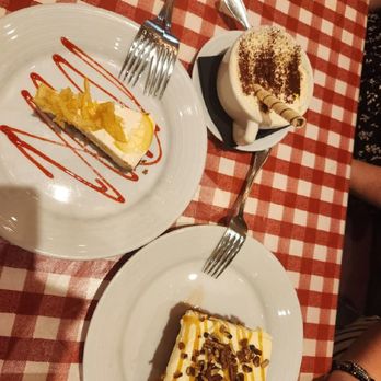 Frugatti's - Left - lemme ricotta Top - tiramisu Bottom - carrot cake - Italian Near Me - Bakersfield, California