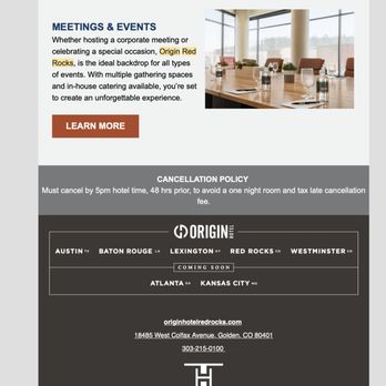 Origin Hotel Red Rocks - Here is the photo evidence by the way! - Hotels Near Me - Golden, Colorado