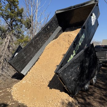 Junk Generals - Road base delivery for customer - Junk Removal & Hauling Near Me - Briarcliff, Texas