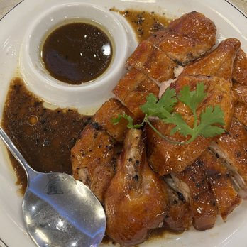Asian Pearl Kitchen - Roast duck with a black truffle sauce, it does cost more but so worth it - Dim Sum Near Me - Richmond, California