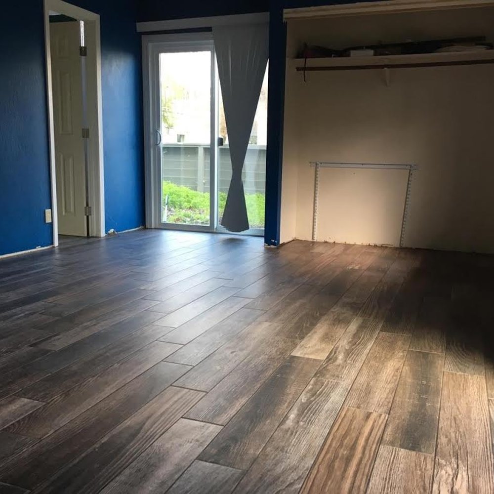 Second Generation Tile & Stone - bedroom floors before trim work - Tiling Near Me - Petaluma, California