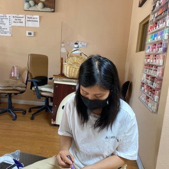 Lily Nail - Lily doing a phenomenal pedicure - Nail Salons Near Me - Pleasant Hill, California Lily Nail - Lily doing a phenomenal pedicure - Nail Salons Near Me - Pleasant Hill, California