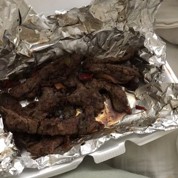 Alberto's Express - This is after I've eaten 2 huge fajitas already! So much meat and veggies! - Mexican Near Me - Greeley, Colorado