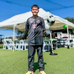 Foothill Futbol Center - On one of the fields with canopy for our guest