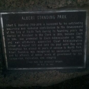 Albert Standing Park - Parks Near Me - Toronto, Ontario