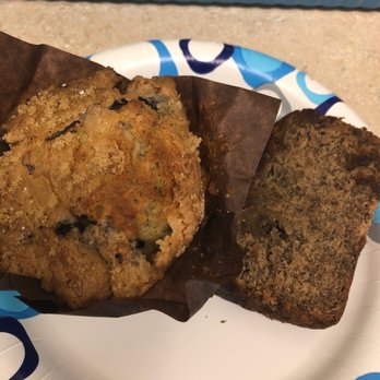 Java Nation - Blackberry/Blueberry Muffin & Rum cake  Fresh Baked@Java Nation - Coffee & Tea Near Me - N. Bethesda, Maryland