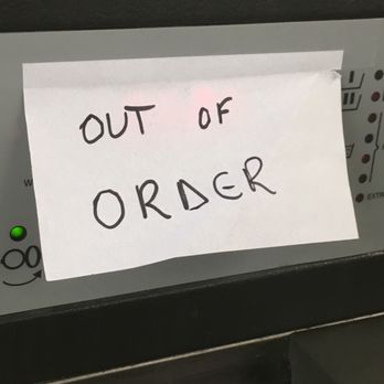 Airport Laundromat - Ten machines out of order.  This place is a disaster - Laundromat Near Me - Vineyard Haven, Massachusetts