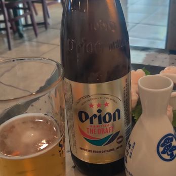 Shogun - Orion premium beer and small hot sake - Sushi Bars Near Me - Stockton, California