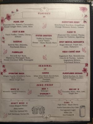 Menu photo 4 Pearl Dive Oyster Palace Washington, DC, DC Menu photo 4 Pearl Dive Oyster Palace Washington, DC, DC