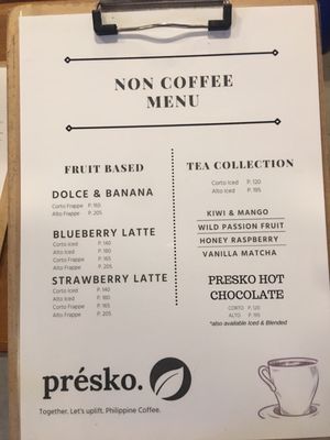 Menu photo 3 Presko Coffee Parañaque, NCR