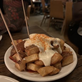 Barcelona Wine Bar - Patatas bravas - a MUST! - Tapas/Small Plates Near Me - Miami, Florida