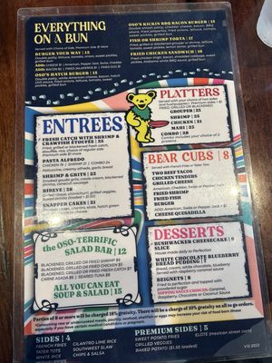 Menu photo 3 OSO at Bear Point Harbor - Orange Beach Orange Beach, AL Menu photo 3 OSO at Bear Point Harbor - Orange Beach Orange Beach, AL
